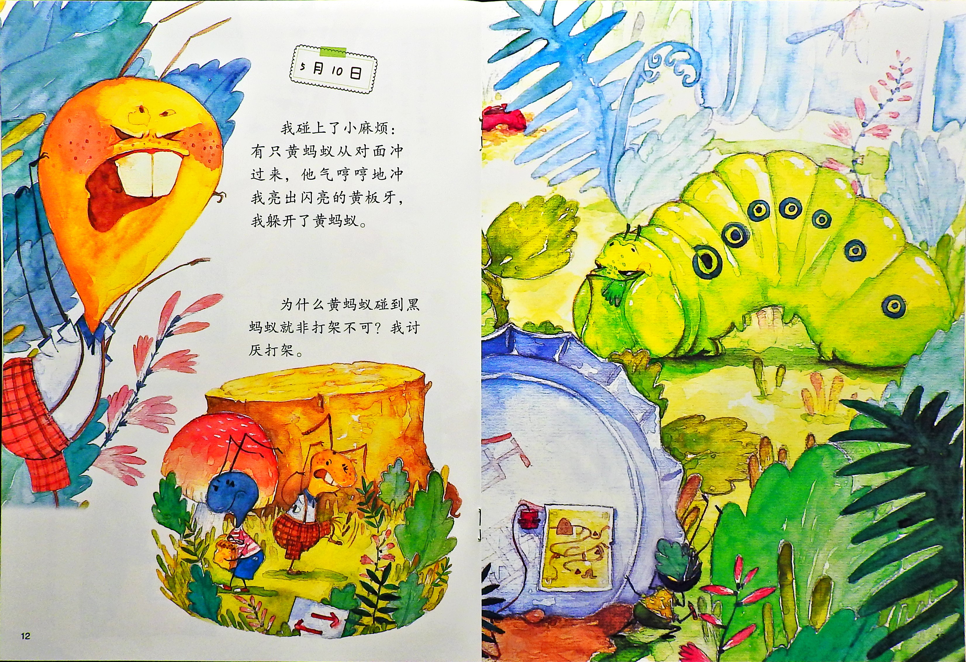 蚂蚁的日记 (08),绘本,绘本故事,绘本阅读,故事书,童书,图画书,课外阅读